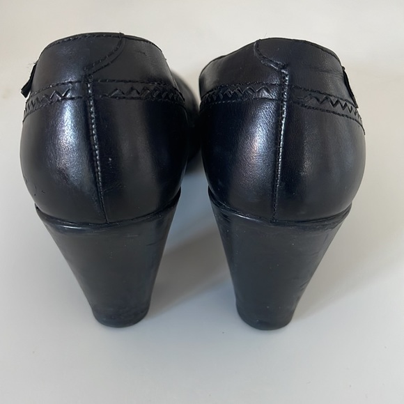 CAMPER Black Leather Heels 6 - Picture 5 of 7